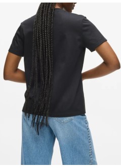 karl lagerfeld top mujer stud detail t-shirt - b1w17088 999