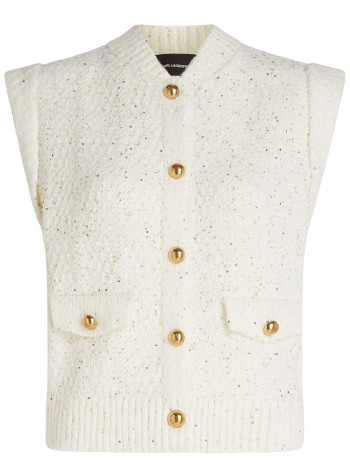 karl lagerfeld chaleco mujer boucle knit vest - b1w18003 b09