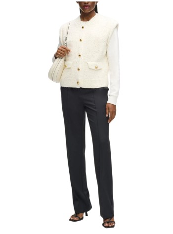 karl lagerfeld chaleco mujer boucle knit vest - b1w18003 b09 2