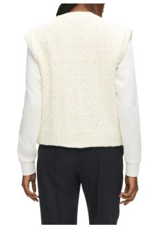 karl lagerfeld chaleco mujer boucle knit vest - b1w18003 b09
