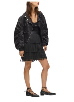 karl lagerfeld falda mujer fringe mini skirt - b1w12012 999