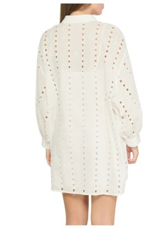 anine bing vestido mujer marianne dress - a0211816wti26 white