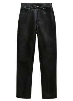 anine bing pantalon mujer bruno pant - a0310307blk26 black
