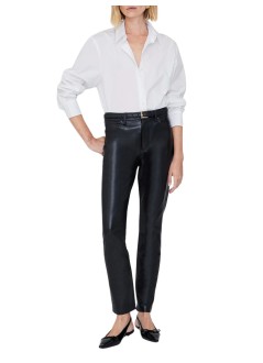 anine bing pantalon mujer bruno pant - a0310307blk26 black