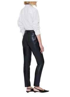 anine bing pantalon mujer bruno pant - a0310307blk26 black