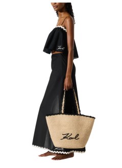 karl lagerfeld handbag mujer k/signature scallop bag - b1w46070 106