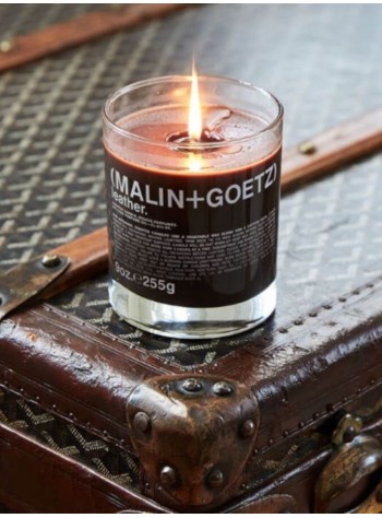 malin+goetz fragancia unisex leather candle - cl61109 260g 2