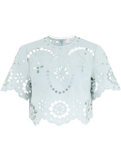 zimmermann top mujer awaken embroidered bodice - 6196trs261 mit