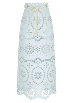 zimmermann skirt womanawaken embroidered skirt - 6179srs261 mit
