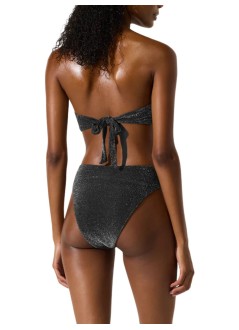karl lagerfeld bikini braga mujer signature lurex cheeky bottom - b1w46015 919