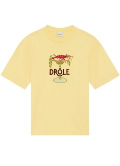drôle de monsieur camiseta hombre t-shirt lobster cup - jts289co248lyl light yellow
