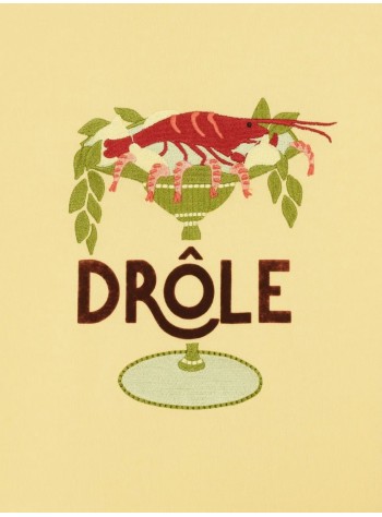 drôle de monsieur camiseta hombre t-shirt lobster cup - jts289co248lyl light yellow 2
