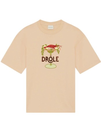 drôle de monsieur camiseta hombre t-shirt lobster cup - jts289co248bg beige