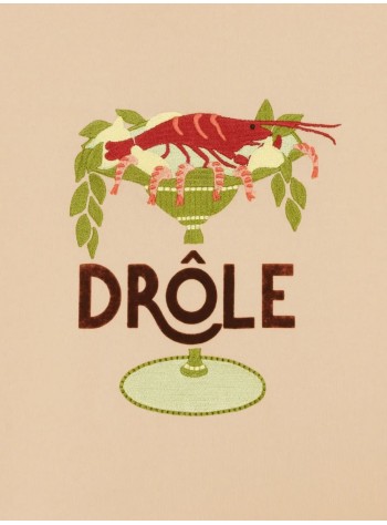drôle de monsieur camiseta hombre t-shirt lobster cup - jts289co248bg beige 2