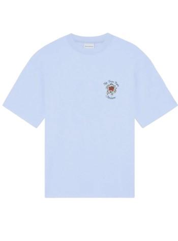 drôle de monsieur camiseta hombre t-shirt slogan rose - jts210co002lbe light blue