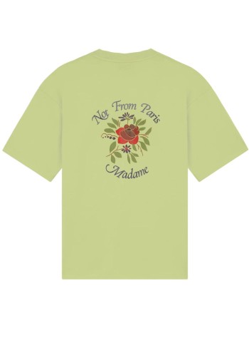 drôle de monsieur camiseta hombre t-shirt slogan rose - jts210co002lol light olive 2