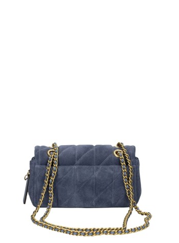 coach crossbody mujer quilted suede tabby shoulder bag 20 with chain - cw626 b4 light denim 2