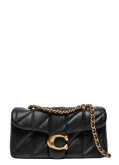 coach crossbody mujer quilted tabby shoulder bag 20 with chain - cp149 b4 black