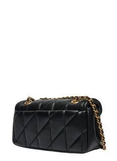 coach crossbody mujer quilted tabby shoulder bag 20 with chain - cp149 b4 black