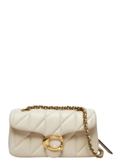 coach crossbody womanquilted tabby shoulder bag 20 with chain - cp149 b4 chalk