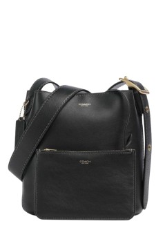 coach crossbody mujer natural grain leather bleecker bucket bag 21 - ccx07 b4 black