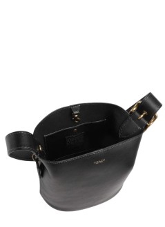 coach crossbody mujer natural grain leather bleecker bucket bag 21 - ccx07 b4 black
