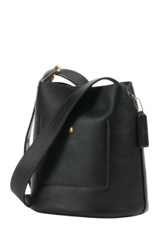 coach crossbody mujer natural grain leather bleecker bucket bag 21 - ccx07 b4 black