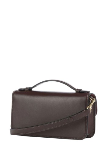 coach crossbody mujer refined calf leather elora top handle crossbody bag - ccy30 b4 maple 2