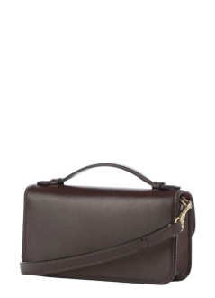 coach crossbody mujer refined calf leather elora top handle crossbody bag - ccy30 b4 maple