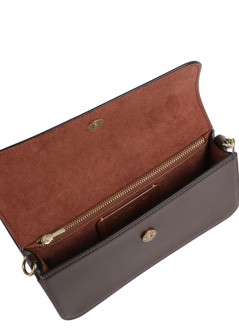 coach crossbody mujer refined calf leather elora top handle crossbody bag - ccy30 b4 maple