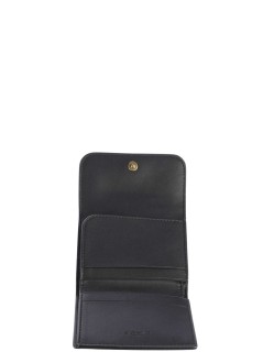 coach cartera mujer refined calf leather essential card holder wallet - cz111 b4 black