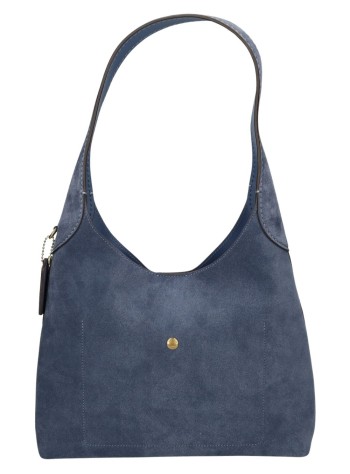 coach crossbody mujer suede brooklyn shoulder bag 28 - cw637 b4 light denim 2
