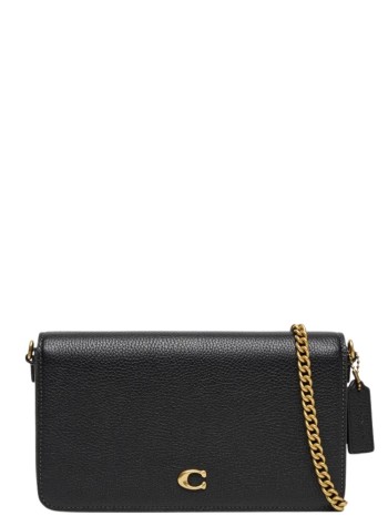 coach crossbody womanpolished pebble leather mila crossbody bag - cao01 b4 black
