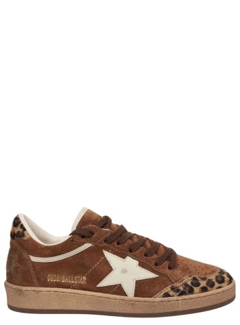 golden goose sneaker womanballstar suede upper tongue and spur horsy toe and heel gli - gwf00117f008064 55732