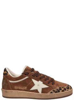 golden goose sneaker womanballstar suede upper tongue and spur horsy toe and heel gli - gwf00117f008064 55732
