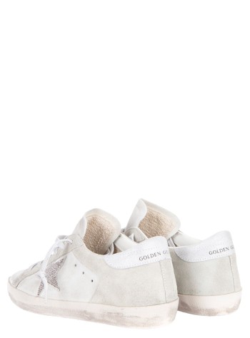 golden goose sneaker mujer super star suede upper toe tongue and star with crystals sh - gwf00103f008215 10276 2