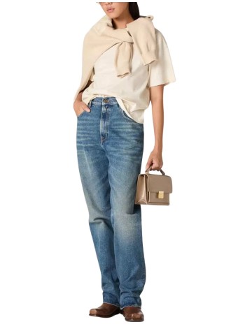 golden goose top mujer star/ unisex relaxed fit t-shirt/ cotton jersey/ vintage tr - gup01873p002421 11616 2