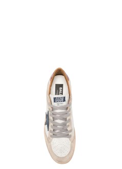 golden goose sneaker hombre ballstar leather and suede upper leather tongue star and sp - gmf01034f008127 12387