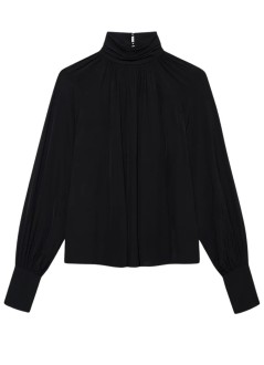 anine bing sweater womananne top - a0711598blk26 black