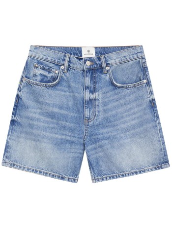 anine bing pantalon corto mujer heath short - a0511428whd33 washed blue