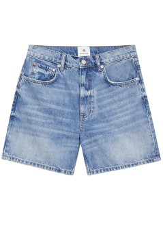anine bing pantalon corto mujer heath short - a0511428whd33 washed blue