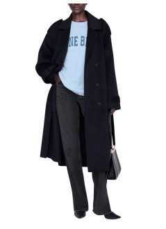 anine bing sudadera mujer miles sweatshirt anine bing - a0812063bel41 light blue