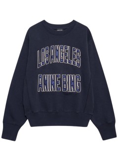 anine bing sweater womanharry shrunken sweatshirt la - a0811677vtg3 vintage black