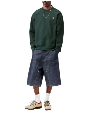 carhartt sudadera hombre american script sweat - i025475 3ghxx 2