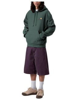 carhartt sudadera hombre hooded american script sweat - i028279 3ghxx