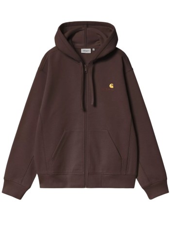 carhartt sudadera hombre hooded american script jacket - i033063 33hxx