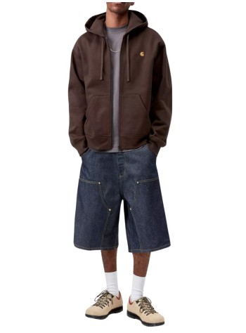 carhartt sudadera hombre hooded american script jacket - i033063 33hxx 2
