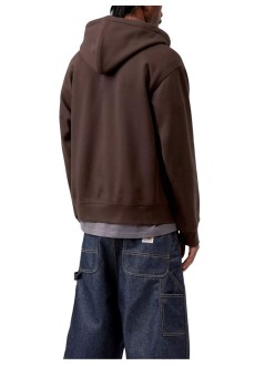carhartt sweater manhooded american script jacket - i033063 33hxx