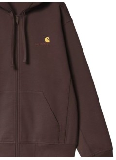 carhartt sweater manhooded american script jacket - i033063 33hxx