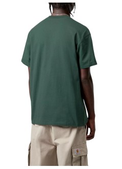 carhartt t-shirt mans/s american script t-shir - i029956 3ghxx